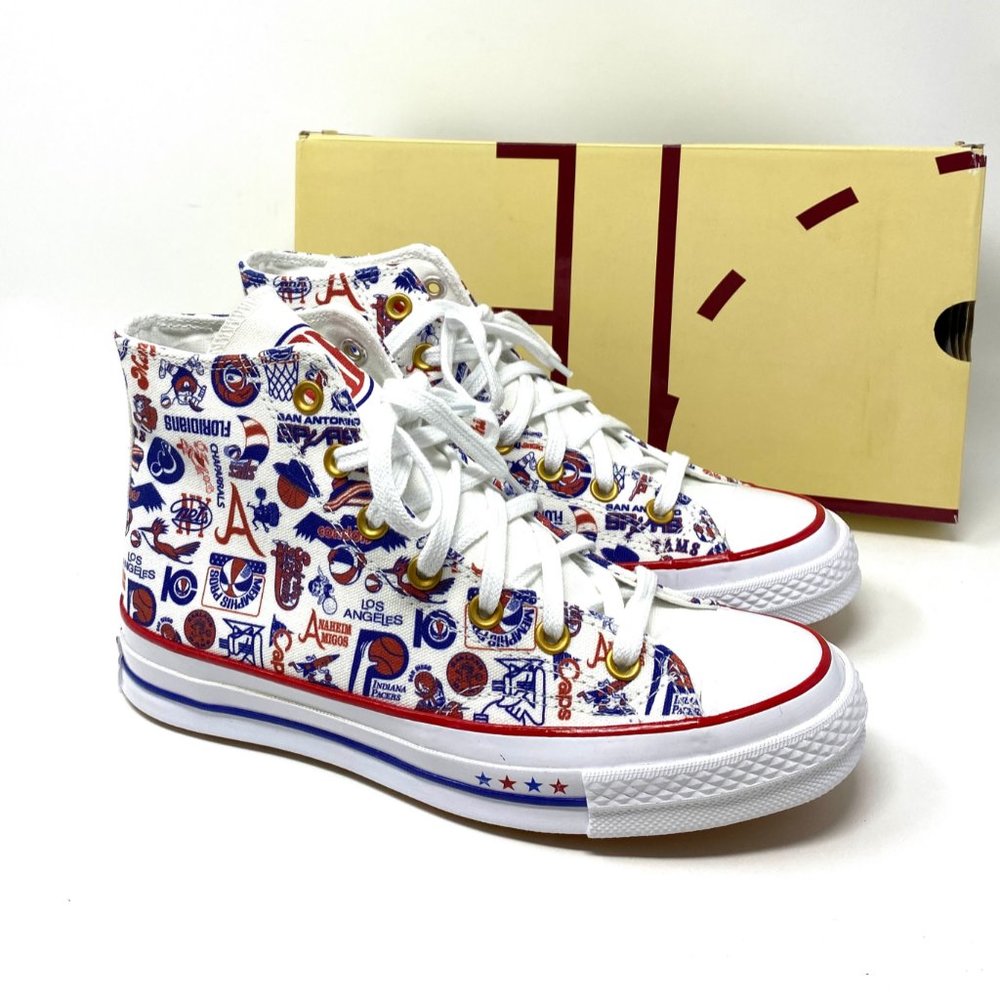 Converse CHUCK 70 ABA Shoes Women High Top Canvas Casual Sneakers Size 8 169650C - Picture 5 of 10